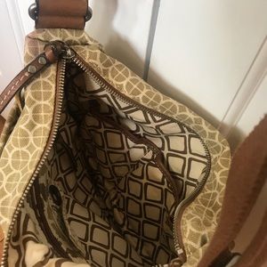 Fossil Canvas shoulder bag
